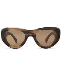 Mr. Leight - Reveler S Oval-Frame Sunglasses - Lyst