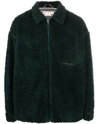 Marni - Jacke aus Teddy-Fleece - Lyst