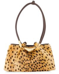Cult Gaia - Asa Leopard-Print Shoulder Bag - Lyst
