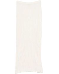 TOTEME - Crinkled Midi Skirt - Lyst