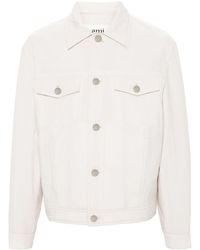Ami Paris - Padded Buttoned Jacket - Lyst