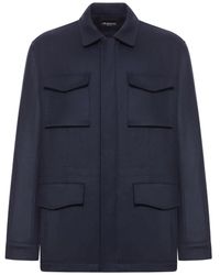 Kiton - Kasjmier Jas Met Klepzak - Lyst