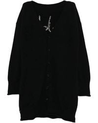 Yohji Yamamoto - Cardigan mit V-Ausschnitt - Lyst