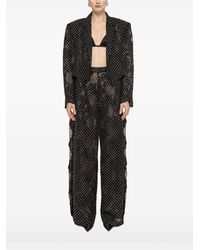 Nissa - Verfraaide Cropped Blazer - Lyst