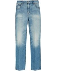 Victoria Beckham - High-Rise Straight-Leg Jeans - Lyst