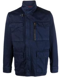 Fay - Multiple-Pocket Field Jacket - Lyst