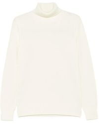 Kangra - Roll-Neck Ribbed-Trim Sweater - Lyst