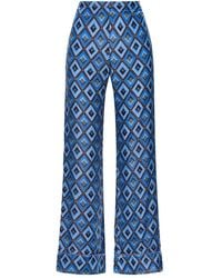 Maliparmi - Diamond-Pattern Trousers - Lyst