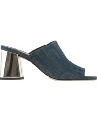 Högl - Joyce Jeans-Mules Mit Offener Kappe 70Mm - Lyst