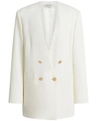 Alberta Ferretti - Double-Breasted-Button Jacket - Lyst