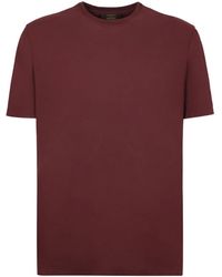 Slowear - T-Shirt mit geripptem Ausschnitt - Lyst