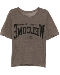 MM6 by Maison Margiela - Wool T-Shirt - Lyst
