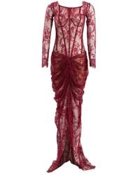 Ana Radu - Lace-Detailed Maxi Dress - Lyst