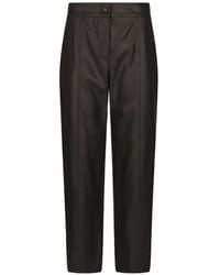 Purotatto - Panelled-Design High-Waisted Trousers - Lyst