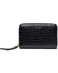 Poche Paris - Embossed Zip Wallet - Lyst