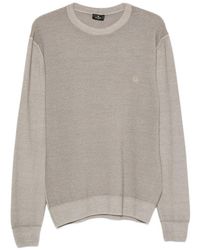 Etro - Pegaso-Embroidered Waffle-Knit Sweater - Lyst