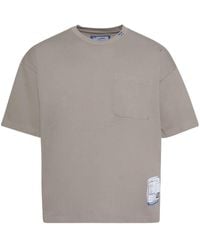 Maison Mihara Yasuhiro - T-Shirt mit Logo-Patch - Lyst