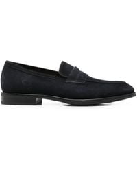 Santoni - Adrian Rs Suede Loafers - Lyst