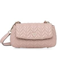 Guess - Cheryl Chevron-Quilted Shoulder Bag - Lyst