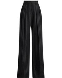 Ralph Lauren - Striped Pleated Jody Trousers - Lyst