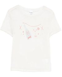 RE/DONE - Printed T-Shirt - Lyst