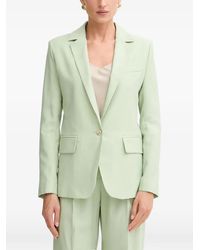 Morgan - Vmedi.F Blazer Met Enkele Rij Knopen En Gekerfde Revers - Lyst