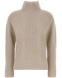 Max Mara - Pullover Mit Zopfmuster - Lyst