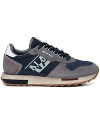Napapijri - Virtus Nys Logo-Print Panelled Sneakers - Lyst