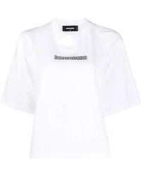 DSquared² - Logo Cotton T-shirt - Lyst