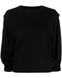 DKNY - Long-Sleeve Fine-Ribbed Jumper - Lyst