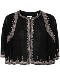 Isabel Marant - Perkins Embroidered Blouse - Lyst