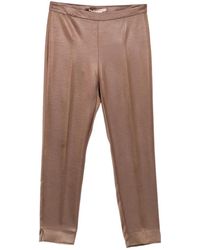 Pennyblack - Pagaia Satin-Finish Pressed-Crease Trousers - Lyst
