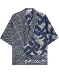 Pierre Louis Mascia - Camisa estampada de seda - Lyst
