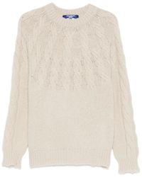 Junya Watanabe - Cable-Knit Crew-Neck Sweater - Lyst