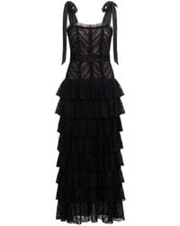 Cinq À Sept - Sabrina Lace Nini Tiered Maxi Dress - Lyst