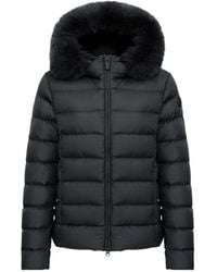 Colmar - Faux-Fur Trim Hooded Puffer Jacket - Lyst