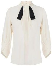 Elisabetta Franchi - Burro Viscose Shirt - Lyst