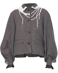 Kolor - ヘリンボーン ジャケット - Lyst