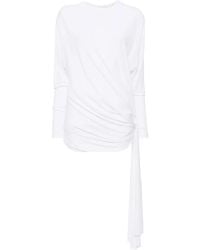 Christopher Esber - Side Cowl Drape Extension Dress - Lyst