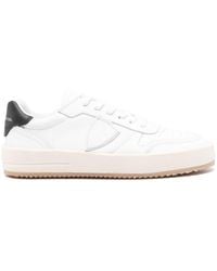 Philippe Model - Temple Veau Leather Sneakers - Lyst