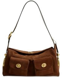 COACH - Turnlock Haversack Shoulder Bag - Lyst