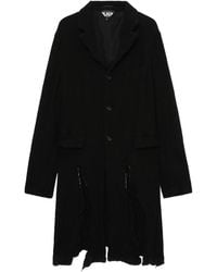COMME DES GARÇON BLACK - Manteau à simple boutonnage - Lyst