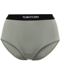 Tom Ford - Logo-waistband Briefs - Women's - Elastane/modal - Lyst