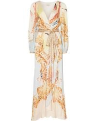 Temperley London - Abito A Portafoglio Con Stampa - Lyst