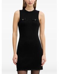 Twinset - Button-Detail Trim Mini Dress - Lyst