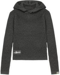 A Bathing Ape - Hooded Ribbed Knitwear - Lyst