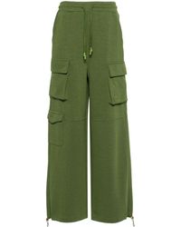 Patrizia Pepe - Drawstring-Waist Cargo Track Pants - Lyst