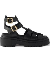 Prada - Leather Sandals - Lyst
