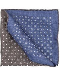 Brunello Cucinelli - Printed Silk Pochette - Lyst