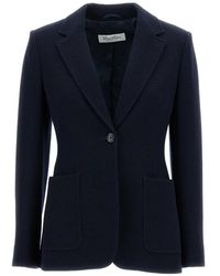 Max Mara - Patch-Pocket Button Blazer - Lyst